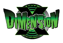Dimension X Comics, Toys, and Collectibles logo