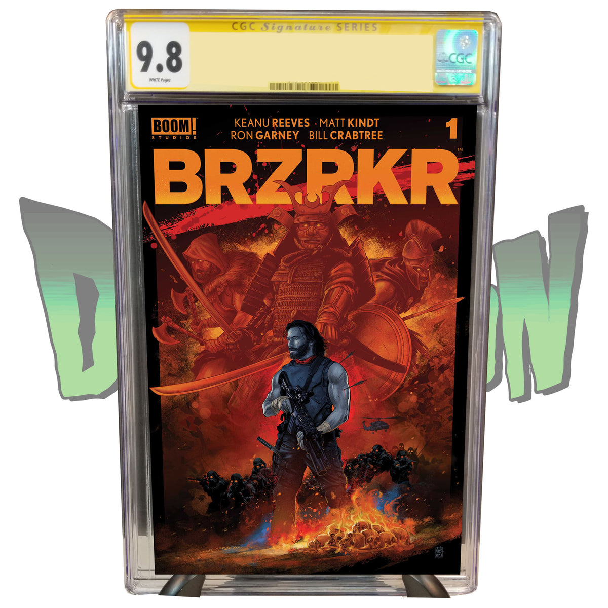 新しいスタイル BRZRKR #1 DIMENSION X COMICS EXCLUSIVE VANCE KELLY RED VARIANT CGC SIG その他