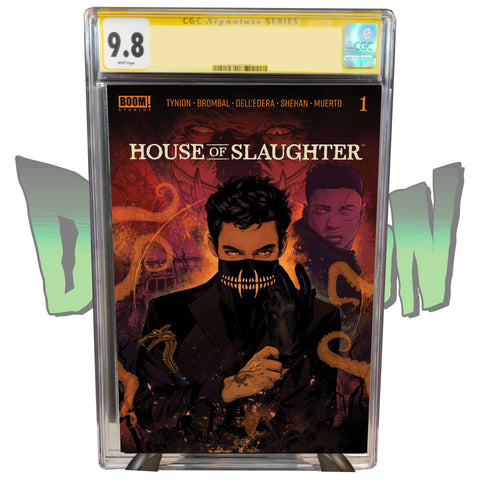 HOUSE OF SLAUGHTER #1 DIMENSION X COMICS VANCE KELLY ORANGE VARIANT CGC SIGNATURE SERIES 9.8